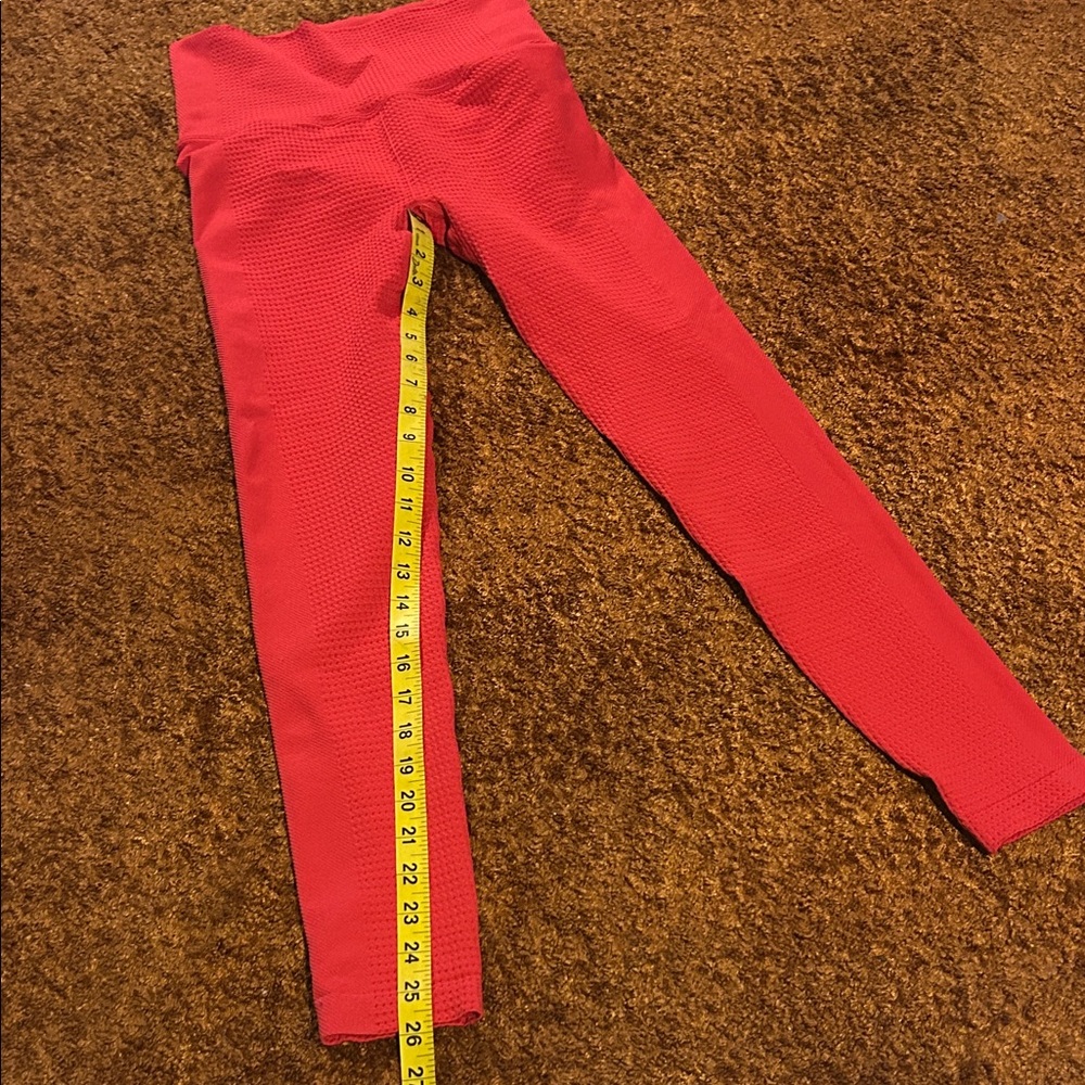 All in Motion Bright Red Women's Leggings - Picture 3 of 5